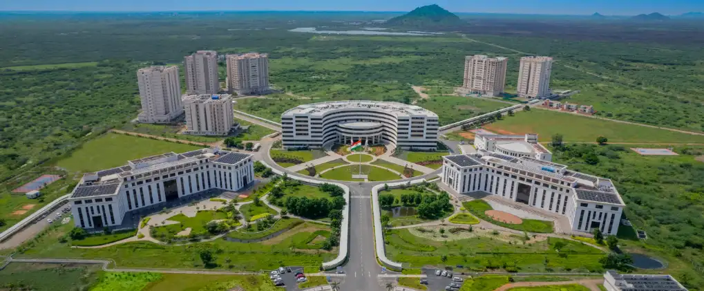 Aerial view of VIT Vellore Campus