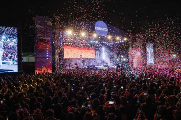 CU Fest Stage Setup