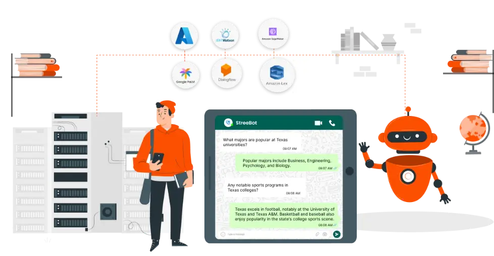 Ed-tech chatbot interface